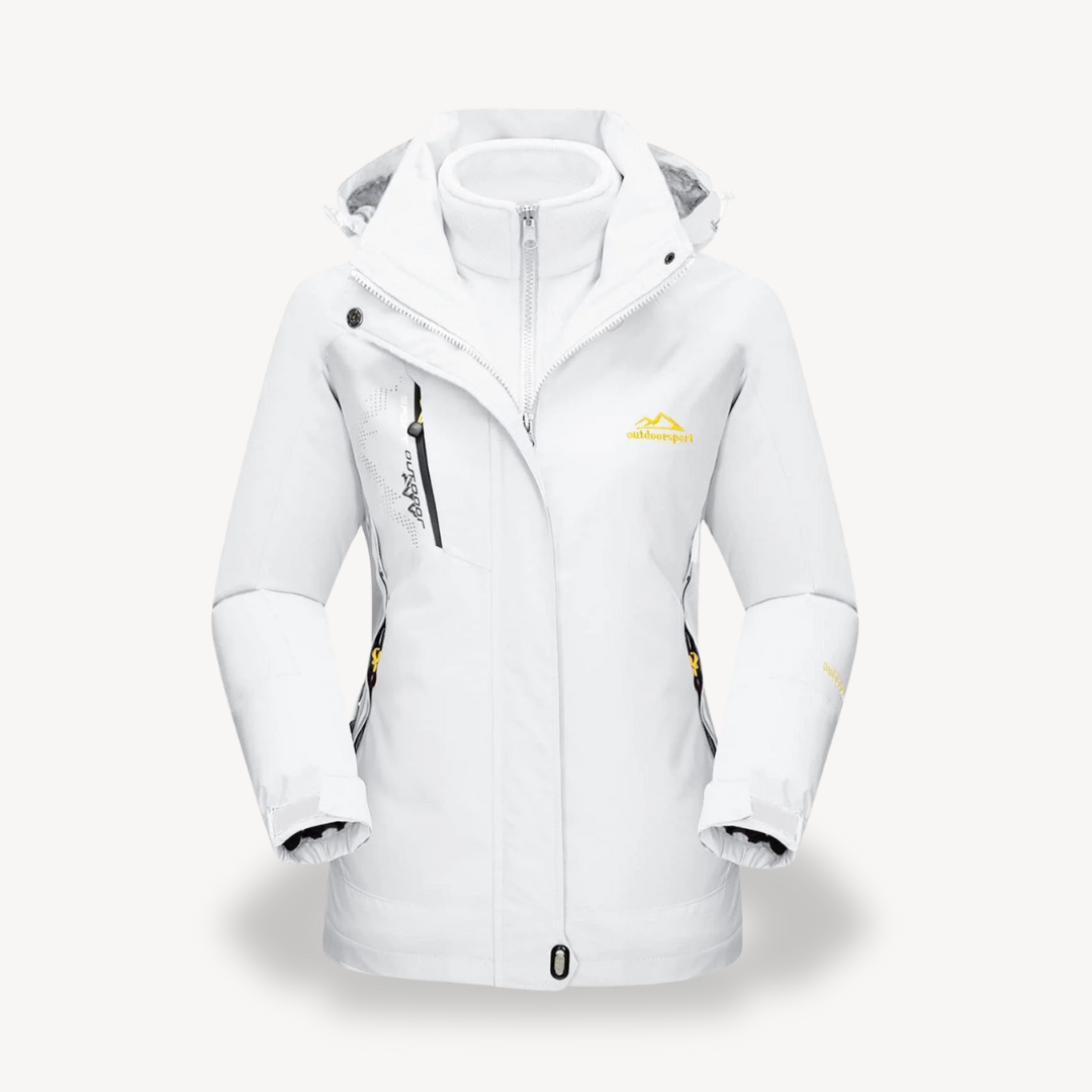 R&B | Damen 3-In-1 Wasserdichte Skijacke