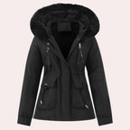 R&B | Damen Winterjacke mit Kapuze und Warmfutter