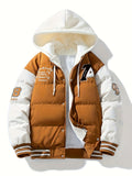 R&B | Warme Herren-Pufferjacke mit Kapuze