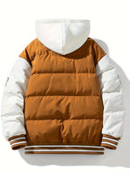 R&B | Warme Herren-Pufferjacke mit Kapuze