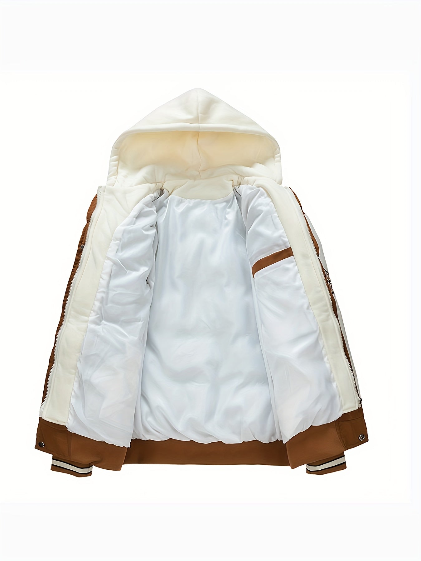 R&B | Warme Herren-Pufferjacke mit Kapuze