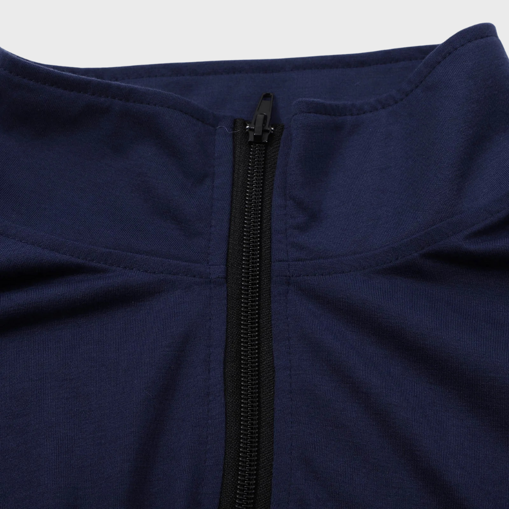 R&B | Wärmer Herrenpullover mit Reißverschluss
