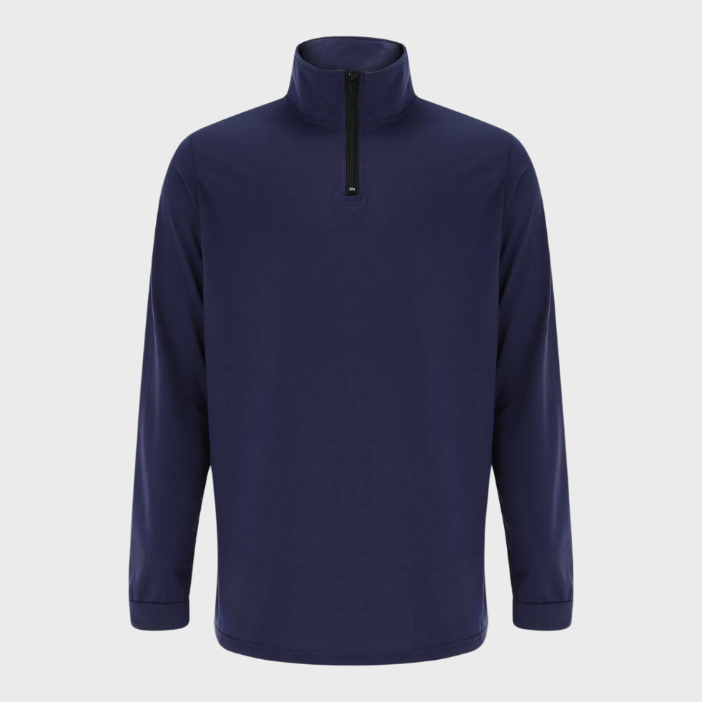 R&B | Wärmer Herrenpullover mit Reißverschluss