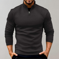 R&B | Wärmer Herrenpullover mit Reißverschluss