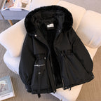 R&B | Warme Pufferjacke für Frauen mit Abnehmbarem Kragen