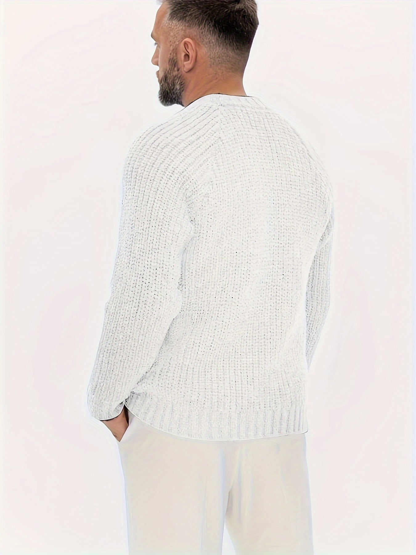 R&B | Wärmer Soldaten Strickpullover für Männer