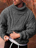 R&B | Twist Dicke Herren Rollkragenpullover