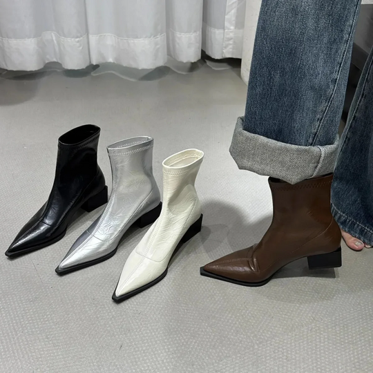 Warme Weiche Elegante Bequeme Flauschige Stiefelette R&B