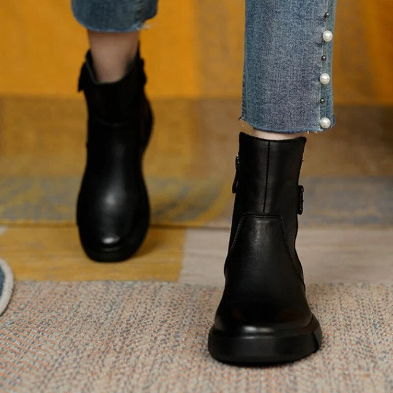 Wasserdichte Warme Stilvolle Damen Wintertage Komfort Stiefel R&B