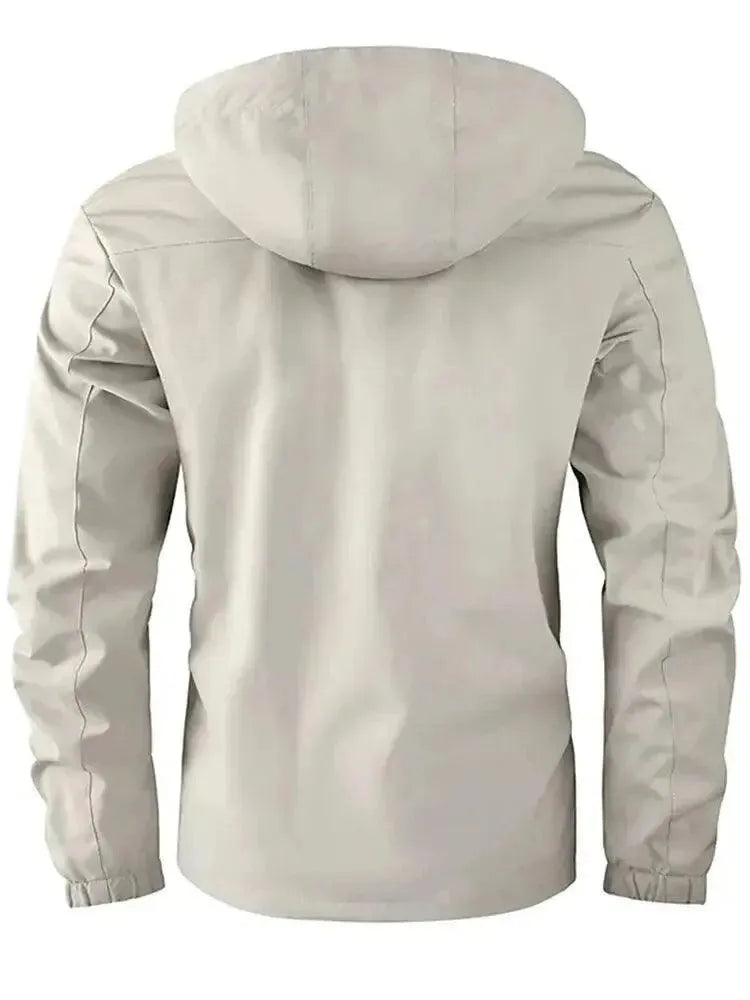 R&B | Wasserdichte Kapuzen Herren Windbreaker Jacke