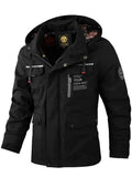 R&B | Wasserdichte Kapuzen Herren Windbreaker Jacke