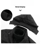 R&B | 3-in-1 Fleece-Winterjacke mit Kapuze für Damen