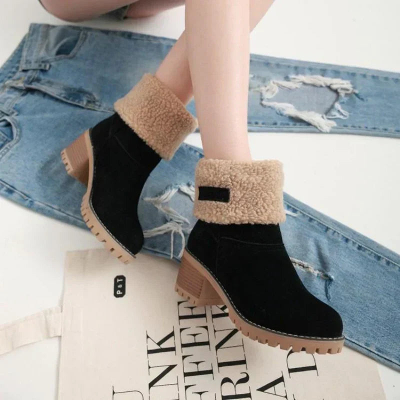 R&B | Warm gefütterte bequeme Damenstiefel
