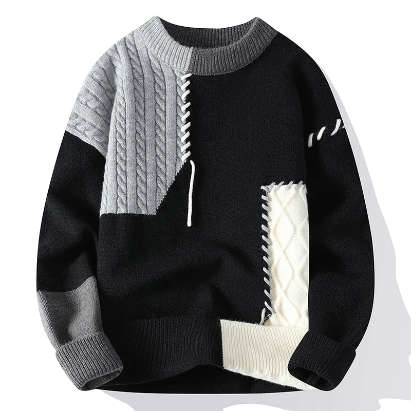 R&B | Patchwork-Design-Pullover