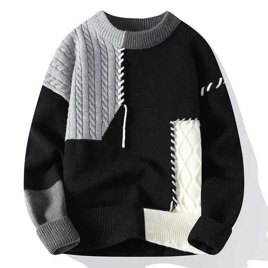 R&B | Patchwork-Design-Pullover