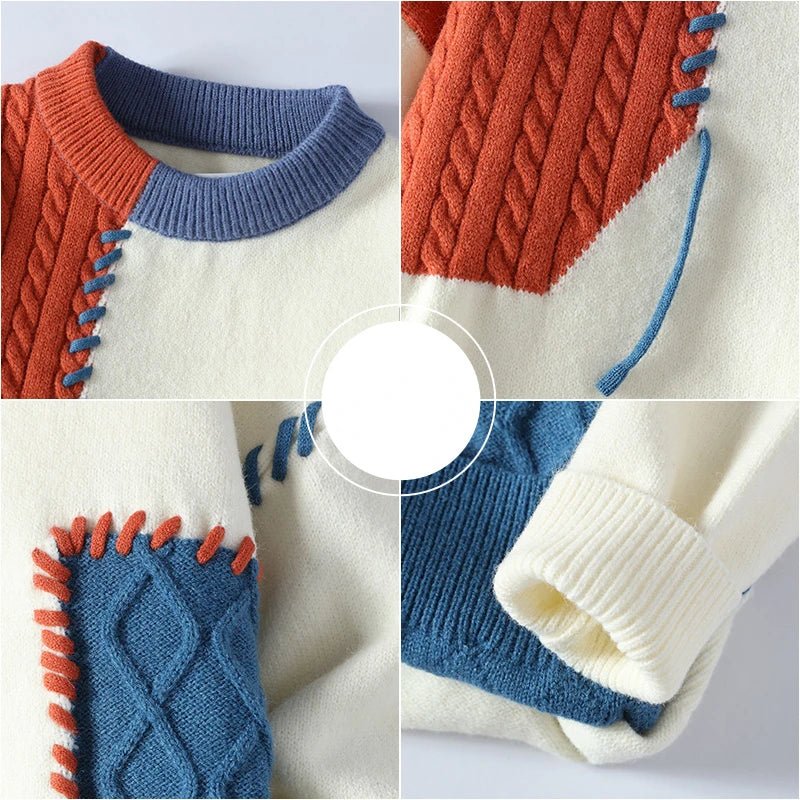 R&B | Patchwork-Design-Pullover