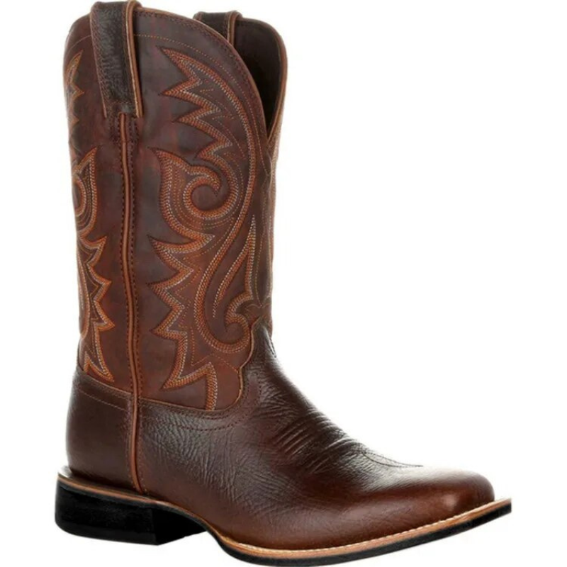 R&B | Herren Schwarz Western Cowboystiefel