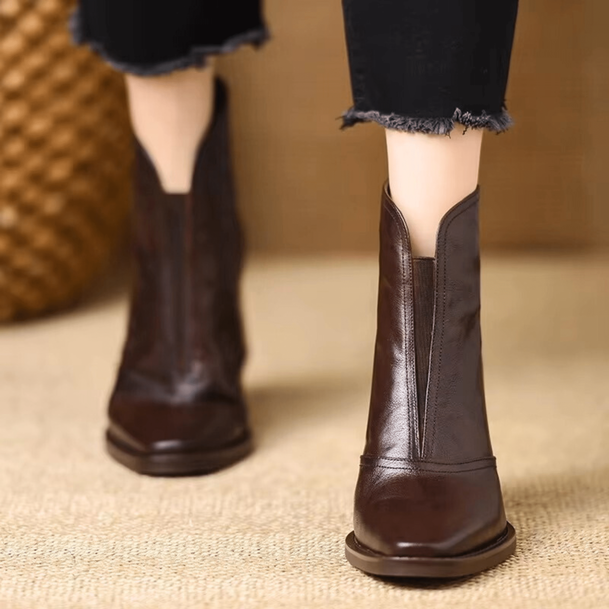 Elegante Mid-Heel-Stiefel R&B R&B