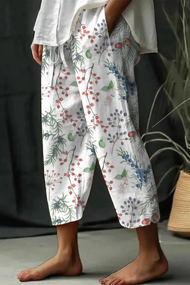 R&B | Lässig Einzigartig Bedruckte Knopf-Taschen-Hose