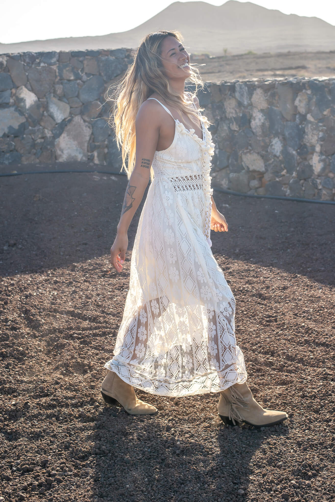 R&B | Elegantes Kleid Im Boho-Stil
