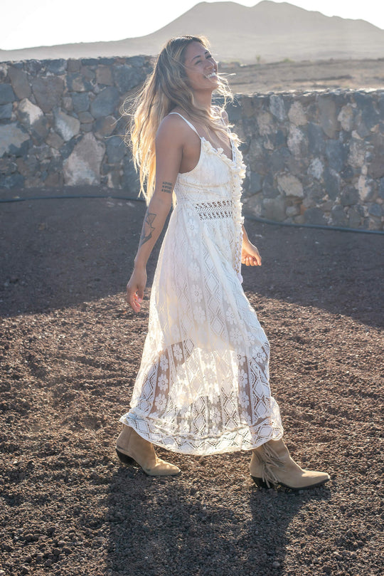 R&B | Elegantes Kleid Im Boho-Stil