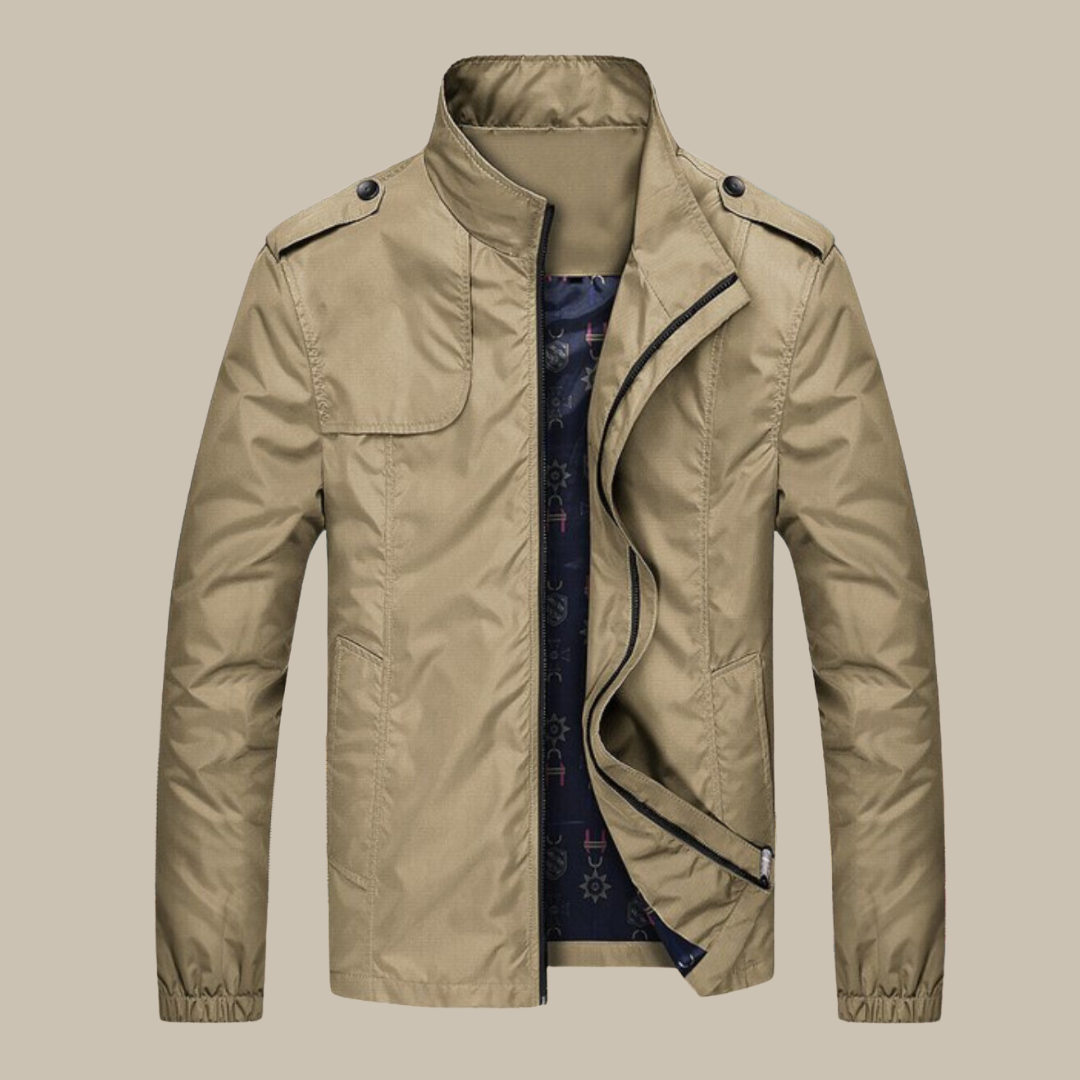 R&B | Winddichte Herrenjacke mit Kragen
