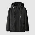 R&B | Winddichte Männerjacke mit Kapuze und Reißverschlüssen
