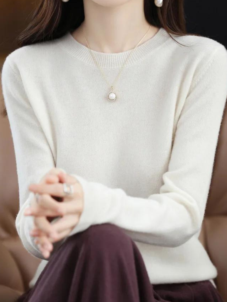 R&B | Pullover - Stylischer weicher Langarm-Strickpullover