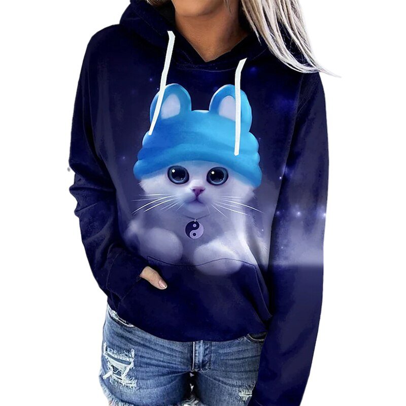 R&B | Hoodie Relaxed Fit Künstlerischer Druck Weiche Baumwolle Tasche