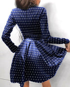 R&B | Leder-Reißverschluss Minikleid