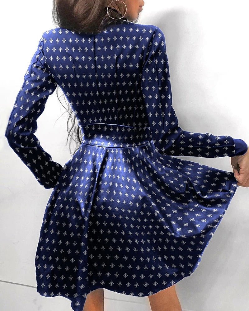 R&B | Leder-Reißverschluss Minikleid