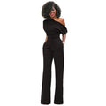 R&B | Schulterloser, Eleganter Jumpsuit mit Gürtel für Damen