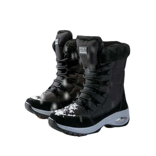 Wasserdichte Damen Schneestiefel bis zur Mitte der Waden R&B