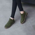 Damen Stiefeletten Wildleder Stil R&B