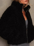 R&B | Damen Plüsch Gefütterte Winter Fleecejacke
