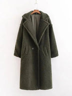 R&B | Damen Warmer Fell Wollmantel