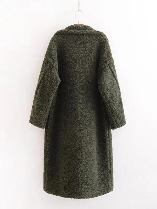 R&B | Damen Warmer Fell Wollmantel