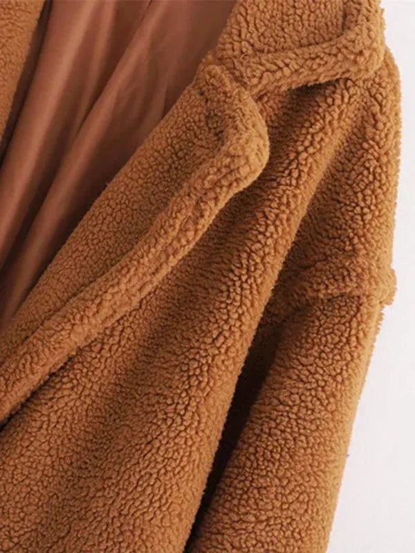 R&B | Damen Warmer Fell Wollmantel