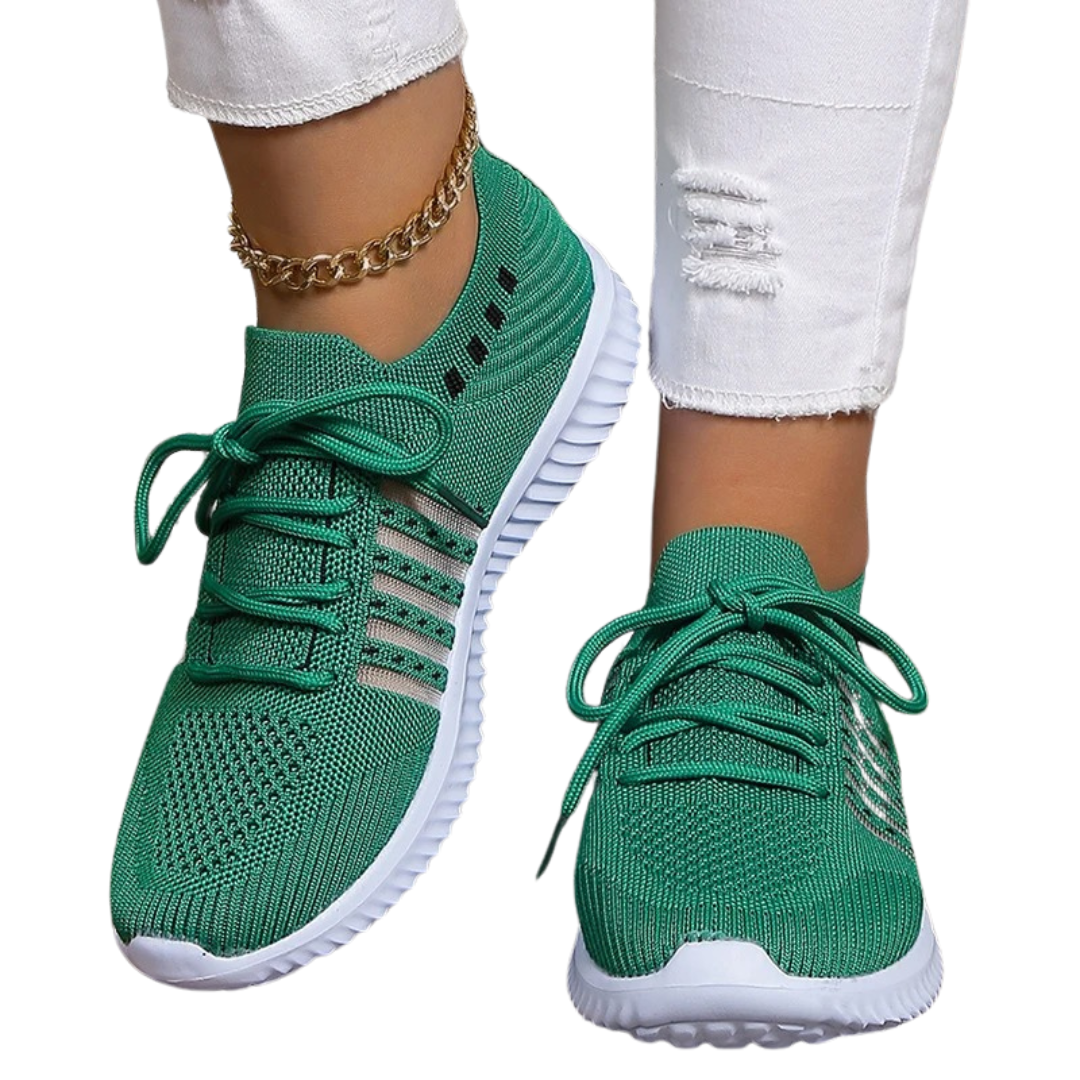 Frauen atmungsaktive Strick-Sneaker R&B