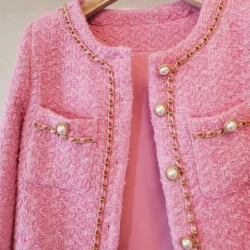 R&B | Damen Tweed Slim Fit Jacke