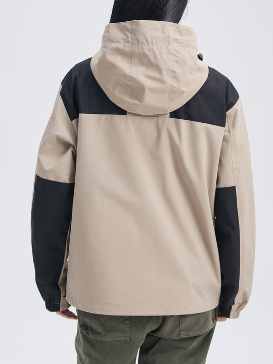 R&B | 3-in-1 Fleece-Winterjacke mit Kapuze für Damen