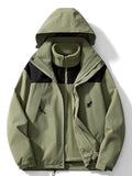 R&B | 3-in-1 Fleece-Winterjacke mit Kapuze für Damen