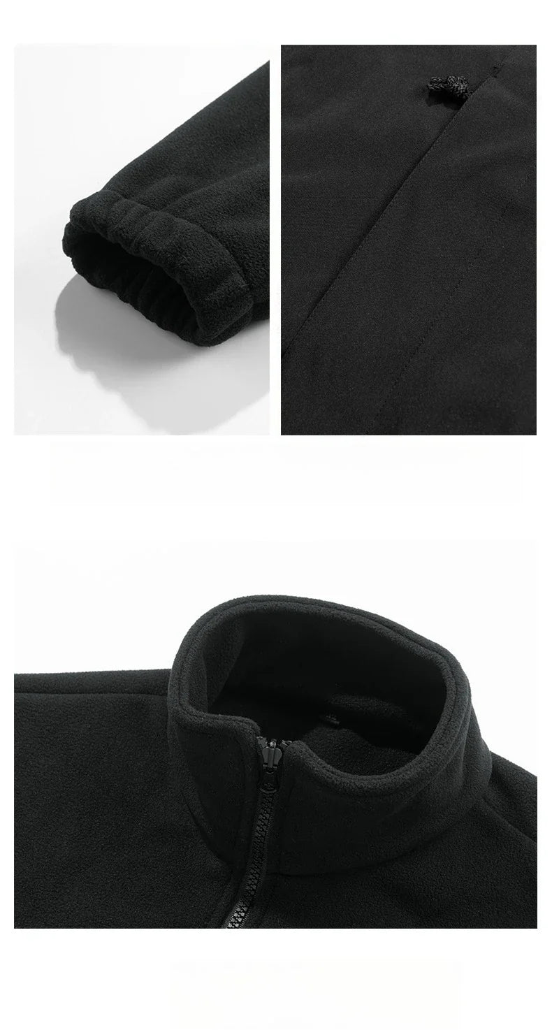 R&B | 3-in-1 Fleece-Winterjacke mit Kapuze für Damen