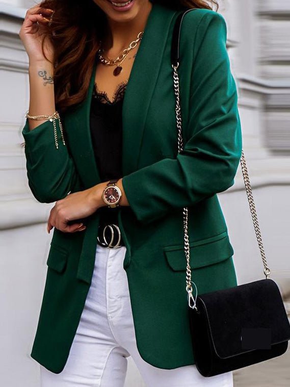 R&B | Damen Blazer Ol Professionell Slim Langarm Blazer