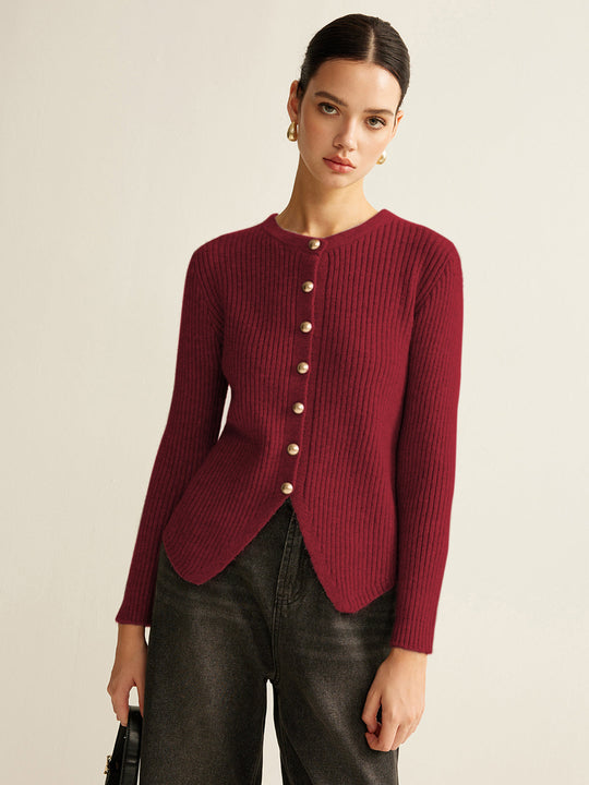 R&B | Damen Knopf-Oben Pullover