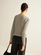 R&B | Damen Knopf-Oben Pullover