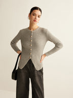R&B | Damen Knopf-Oben Pullover