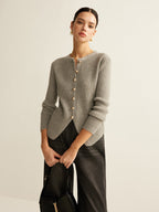 R&B | Damen Knopf-Oben Pullover