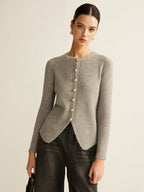R&B | Damen Knopf-Oben Pullover