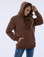 R&B | Damen Freizeit Fleece-Gefütterter Hoodie